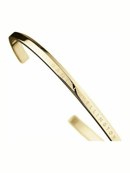 Daniel Wellington Classic Small Women's Bracelet Handcuff Made of Gold Plated Stainless Steel 15.5cm