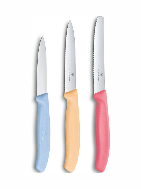 Victorinox Swiss Classic Messer Peeling aus rostfreiem Stahl 3Stück