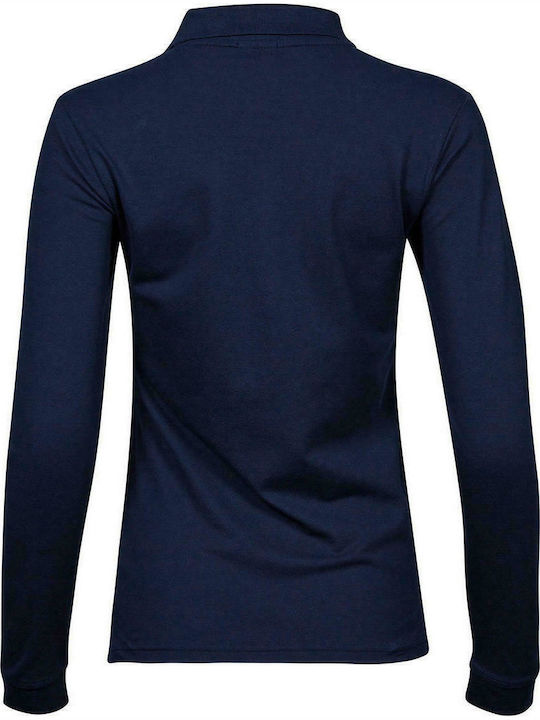 Tee Jays Women's Long Sleeve Promotional Blouse Navy Blue