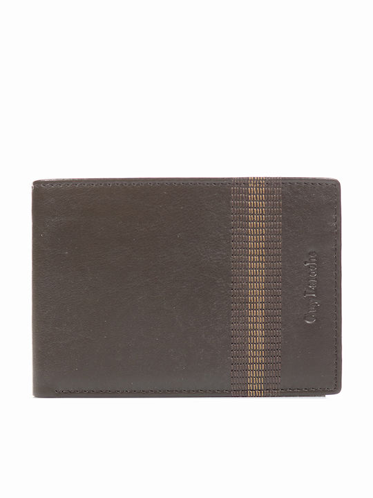 Leather Men's Wallet Classic with RFID Brown