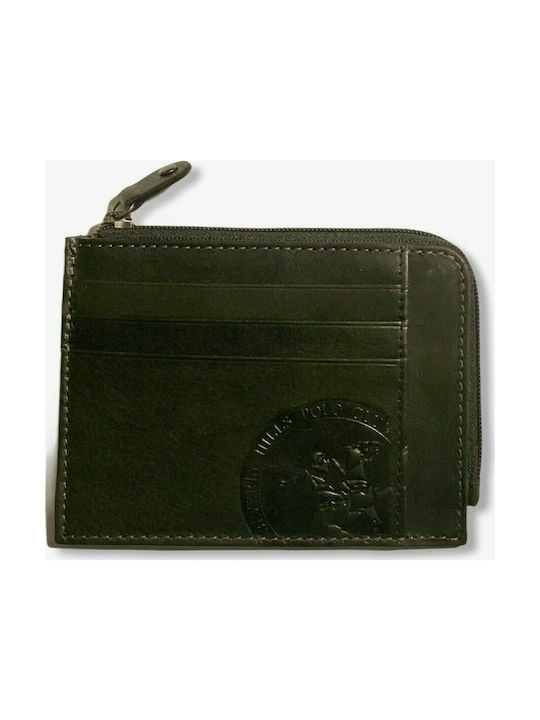 Leather Men's Wallet Cards Black