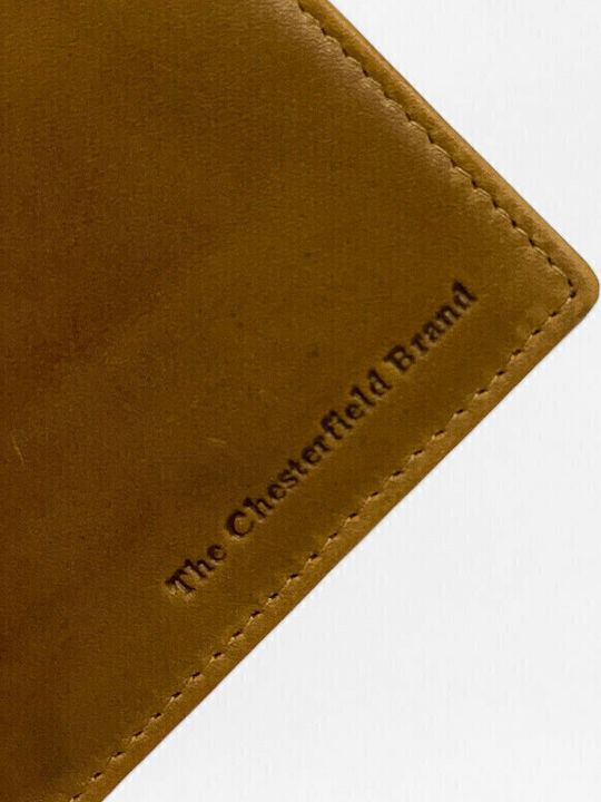 Leather Men's Wallet Classic Tabac Brown