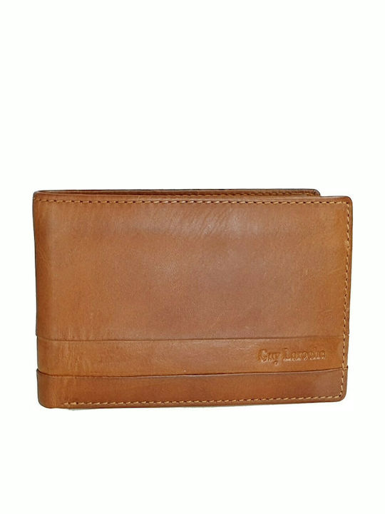 Leather Men's Wallet Classic Tabac Brown