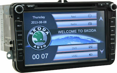 Ηχοσύστημα Αυτοκινήτου για Seat / Skoda / VW (Bluetooth/USB/GPS) με Οθόνη 8"