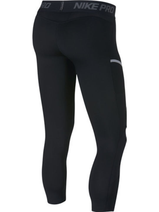 Nike Herren Sportleggings Kompression Capri Schwarz