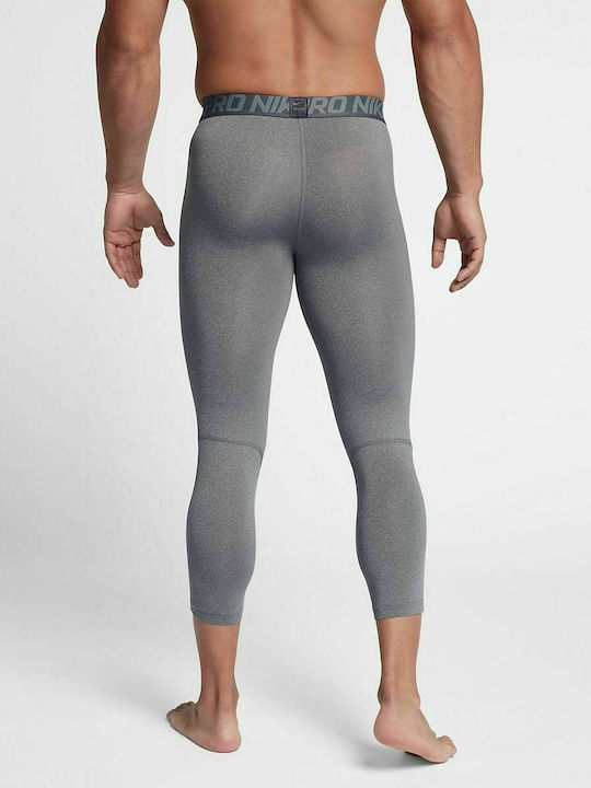 Nike Pro Herren Sportleggings Kompression Capri Gray