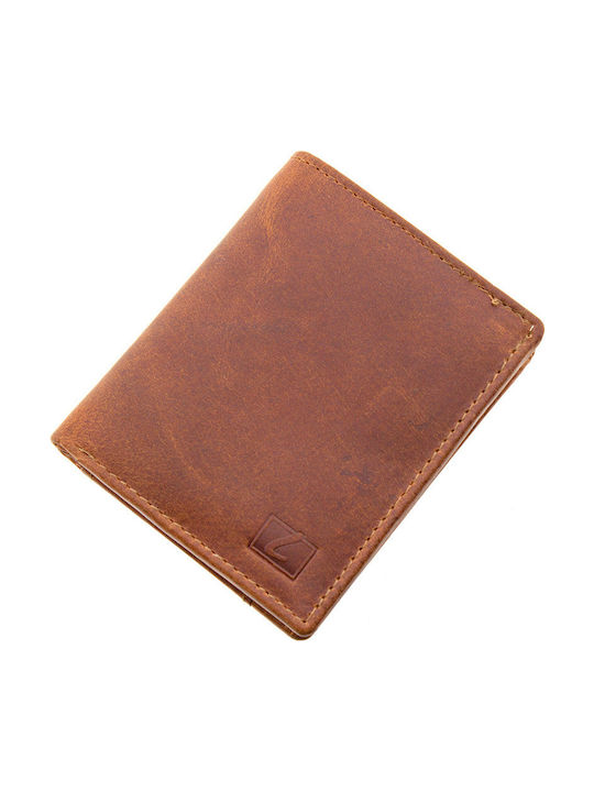 Дамско Мъжко Портфейл От Кожа С RFID Кафяв