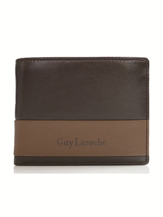 Leather Men's Wallet Classic with RFID Brown