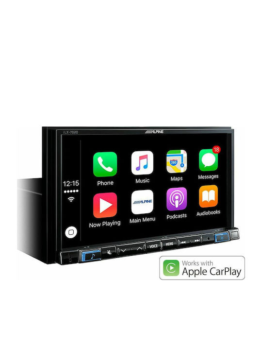 Alpine Ηχοσύστημα Αυτοκινήτου 2DIN (Bluetooth/USB/AUX) με Οθόνη Αφής 7"