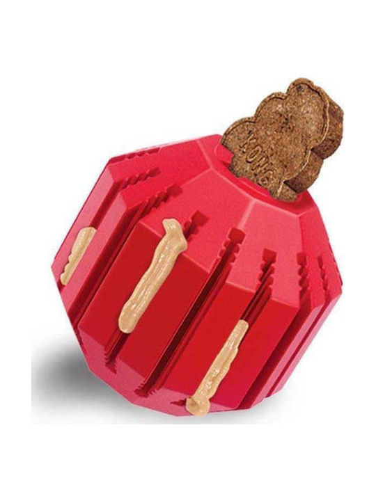 Kong Топка Игра Куче Дъвчаща от Каучук Large Червена 1бр