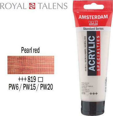 Royal Talens Amsterdam All Acrylics Standard Acrylic Paint Set Pearl Red 819 120ml 1Stück 17098192