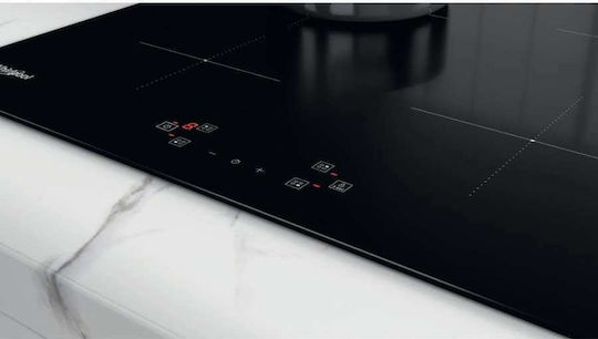 Whirlpool Επαγωγική Εστία Αυτόνομη με Λειτουργία Κλειδώματος 59x51εκ.