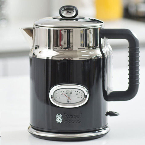 Russell Hobbs Retro Classic Kettle 1.7lt 2400W Black
