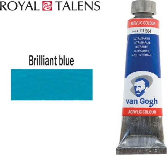 Royal Talens Van Gogh Acrylic Acrylic Paint Set Brilliant Blue 564 40ml 1pcs