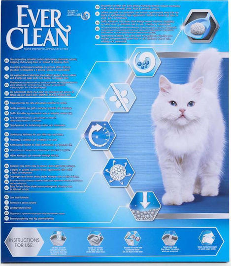Ever Clean Extra Strong Clumping Бентонитен котешки пясък без аромат 6лт