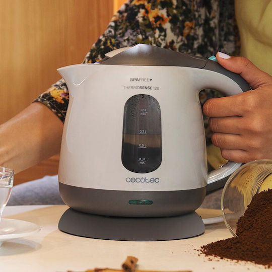 Cecotec ThermoSense 120 Електрическа Кана 1л 1100W Бяла
