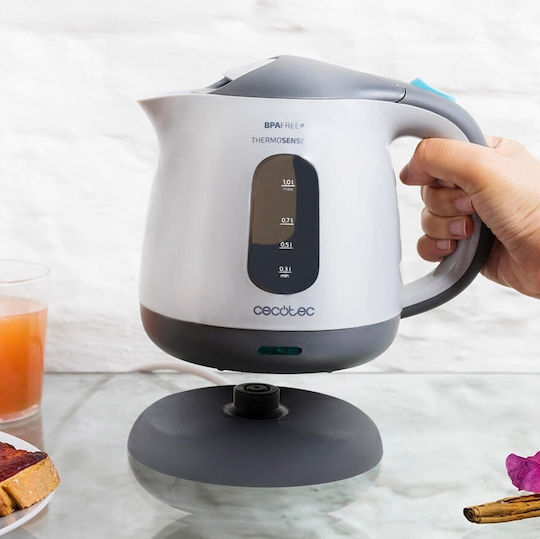 Cecotec ThermoSense 120 Електрическа Кана 1л 1100W Бяла