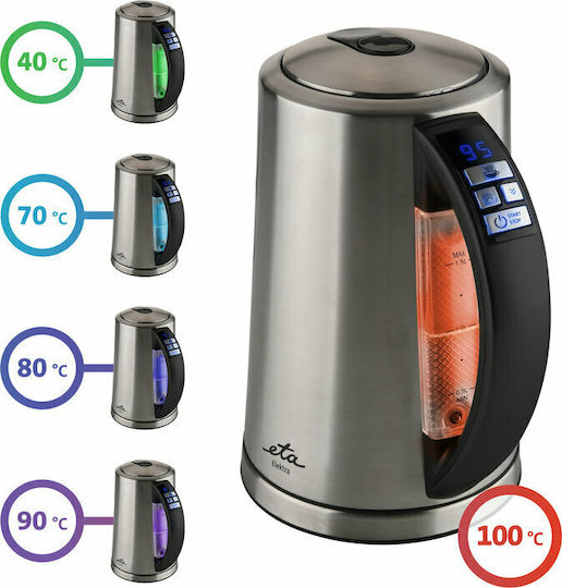 ETA Elektra 3597 Βραστήρας 1.5lt 2200W Ασημί