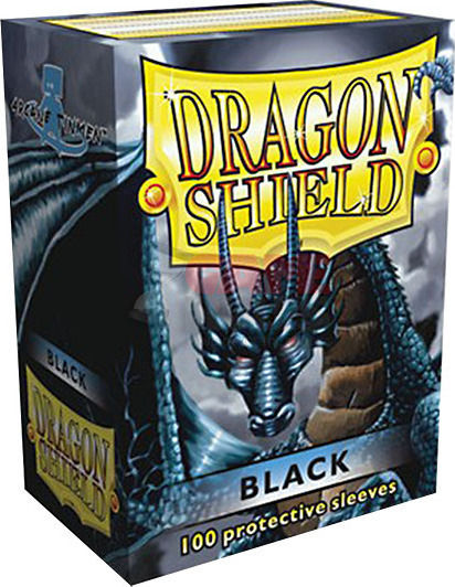 Dragon Shield Dragon Shield Black Classic Card Sleeves Standard Size 100τμχ Black ART10002