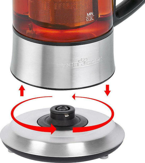 Profi Cook PC-TK 1165 Tea maker Βραστήρας 500ml 1100W Ασημί