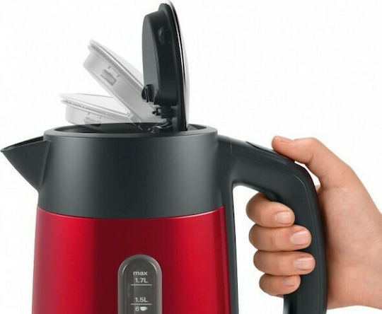 Bosch Електрическа Кана 1.7л 2400W Червена