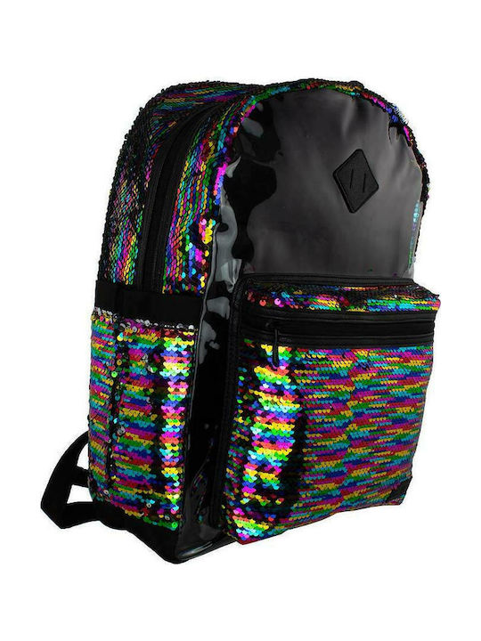 Polo Queenox Παιδική Τσάντα Πλάτης Μαύρη 32x20x43εκ.