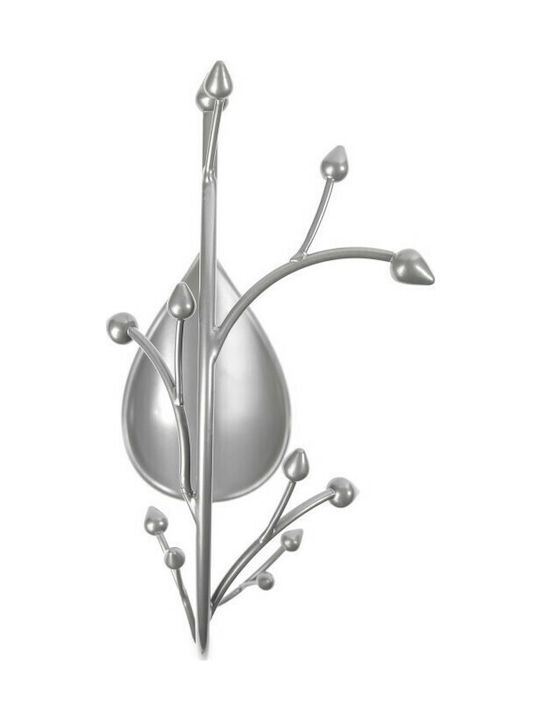 Umbra Orchid Metallic Gray Jewellery Stand 22.9x14x38.1cm