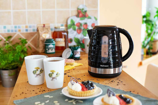 Rohnson Fierbător 1.7lt 2200W Negru