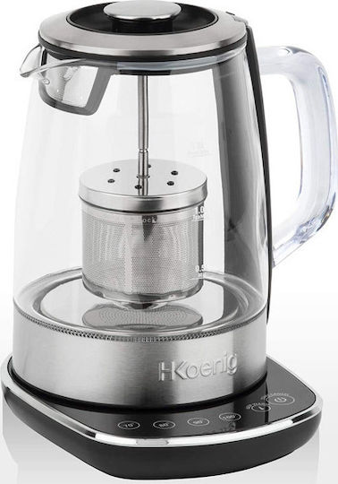 HKoenig Instant T Електрическа Кана 1.5л 2200W Сребриста
