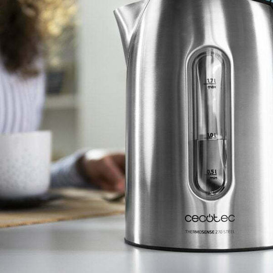 Cecotec ThermoSense 220 Steel Reisekessel 1.2Es 1630W Grau