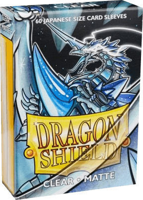 Dragon Shield Game Accessory Dragon Shield Japanese Matte Clear Sleeves 60τμχ
