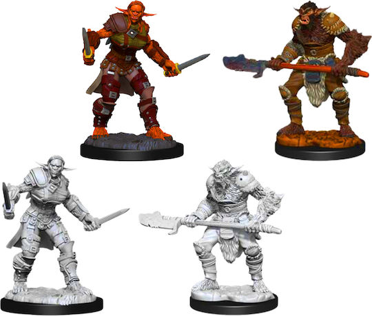 WizKids Dungeons & Dragons Nolzur's Marvelous Miniatures - Bugbear Male Barbarian & Bugbear Female Rogue Figurine nepictate 90311