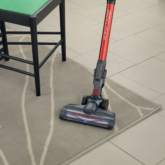 Ariete 2767 Rechargeable 2 in 1 Stick & Handheld Vacuum 22V Red