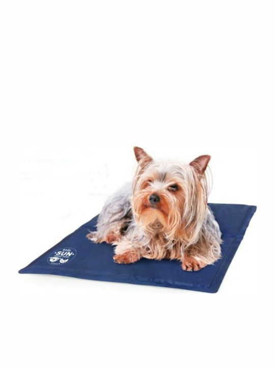 Camon Cool Pad Mattress Dog Rectangle Cooling Blue 96x81cm