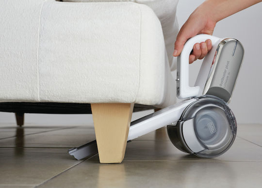 Black & Decker Επαναφορτιζόμενο Σκουπάκι Χειρός 18V Λευκό