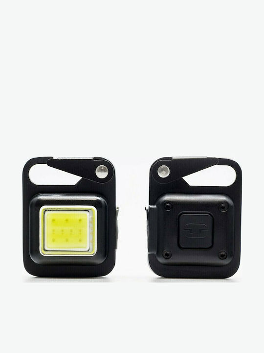 True Utility Ключодържател Buttonlite от Метал с LED Червен