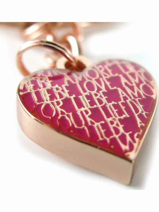 Troika Breloc Love Is In The Air Metalic Rose Gold