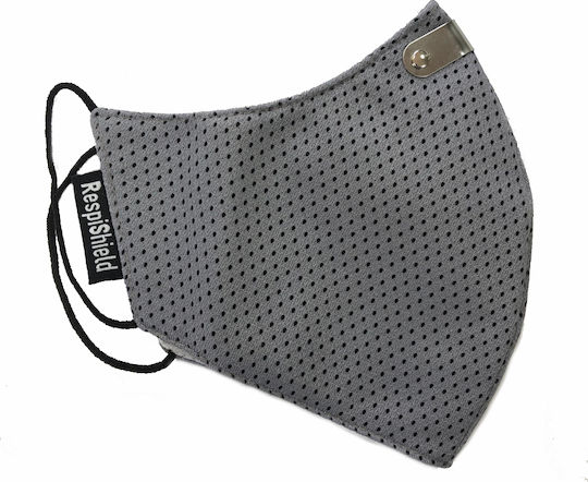 DiaVita Respishield ΡΜ2.5 Medium Protective Mask Fabric Small Gray 1pcs