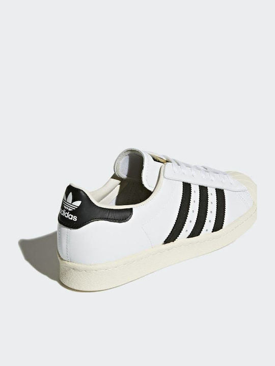 Adidași Superstar Albi / Negru Principal / Alb Creta