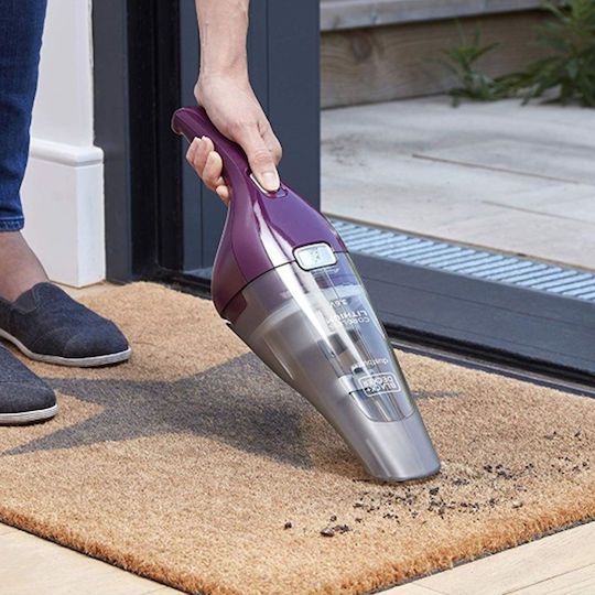 Black & Decker Επαναφορτιζόμενο Σκουπάκι Χειρός 3.6V Μωβ