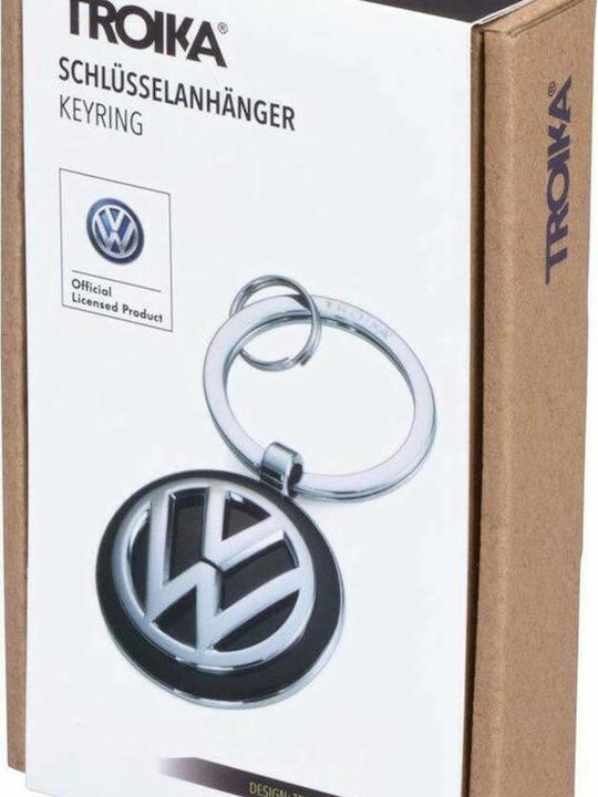 Troika Keychain Wallet Volkswagen Metallic Black