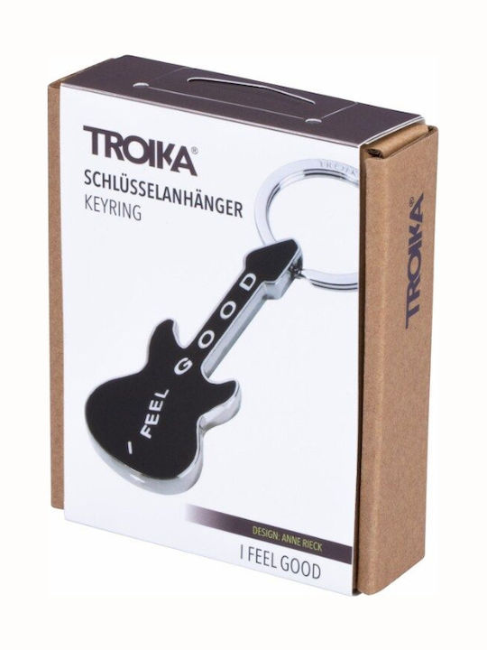Troika Keychain Wallet I Feel Good Metallic Black
