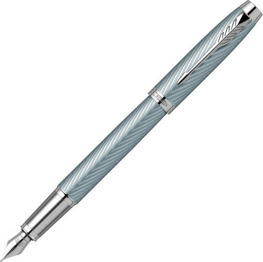 Parker I.M. Premium Schreibtischset Blau-Grau CT 2 Stück