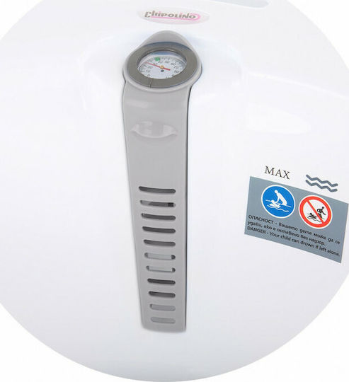 Chipolino Baby Bath with Stand Vela with Thermometer Grey