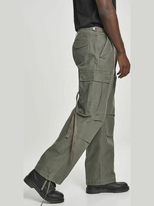 Παντελόνι Cargo σε Loose Εφαρμογή Olive