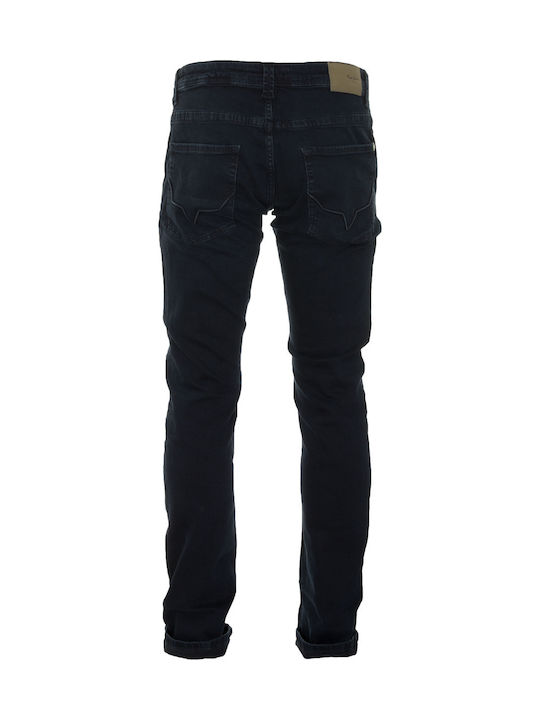 Cash Men's Jeans Pants with Regular Straight Fit Blue