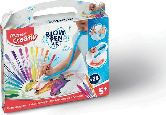Maped Creative Blow Pen Markere de Desen 50mm Set 24buc