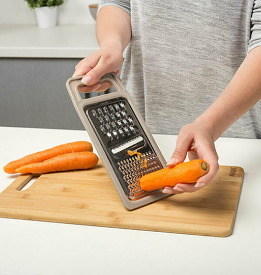 Nava Misty Grater for Fruits & Vegetables Made of Stainless Steel 24x24.8x24.8cm