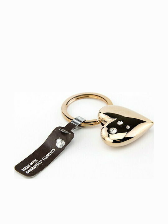 Troika Keychain Best Girls Friends Rosy Metallic Gold