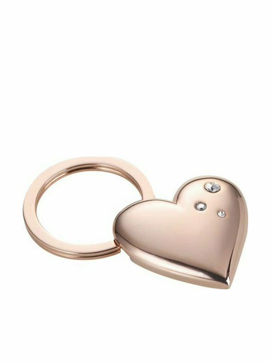 Troika Keychain Best Girls Friends Rosy Metallic Gold
